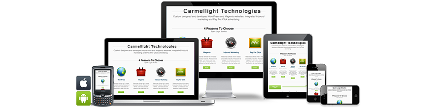 responsive website design banner